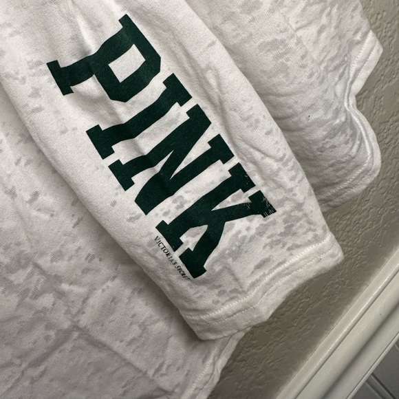 PINK Oregon Ducks Long Sleeve White T-Shirt Size Large - Picture 3 of 6